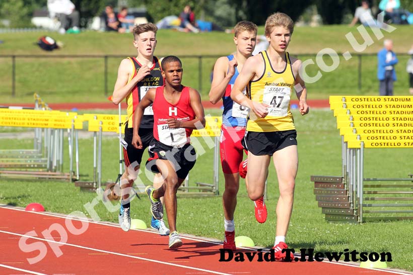 Under-15s 800 metres, Northern under-15/17/20s.